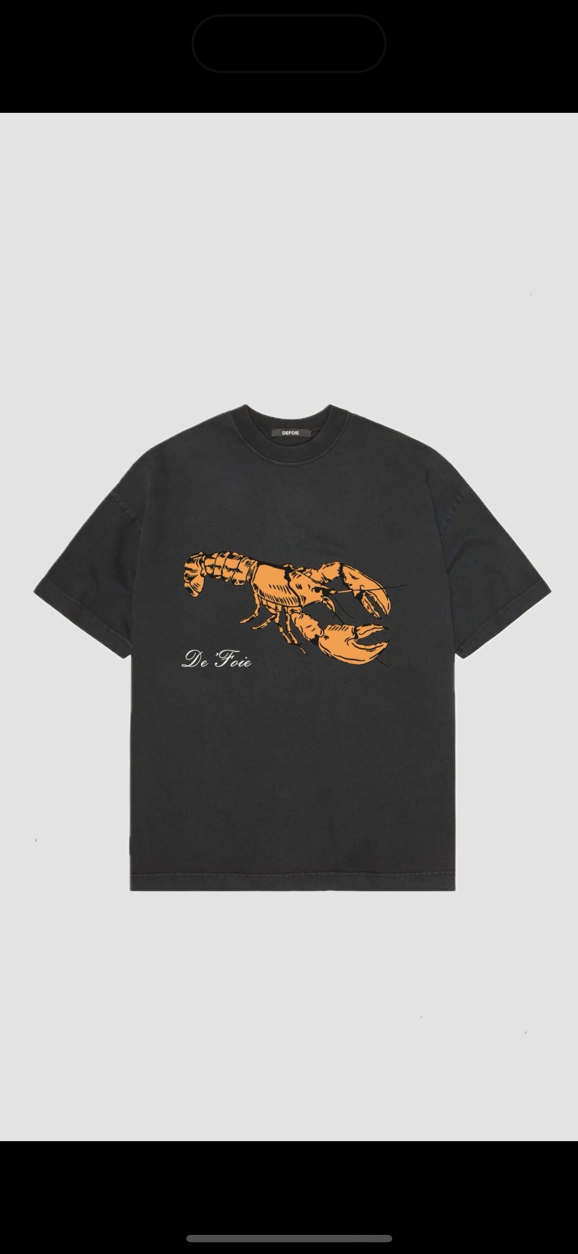 DE’FÕIE Lobster T-shirt