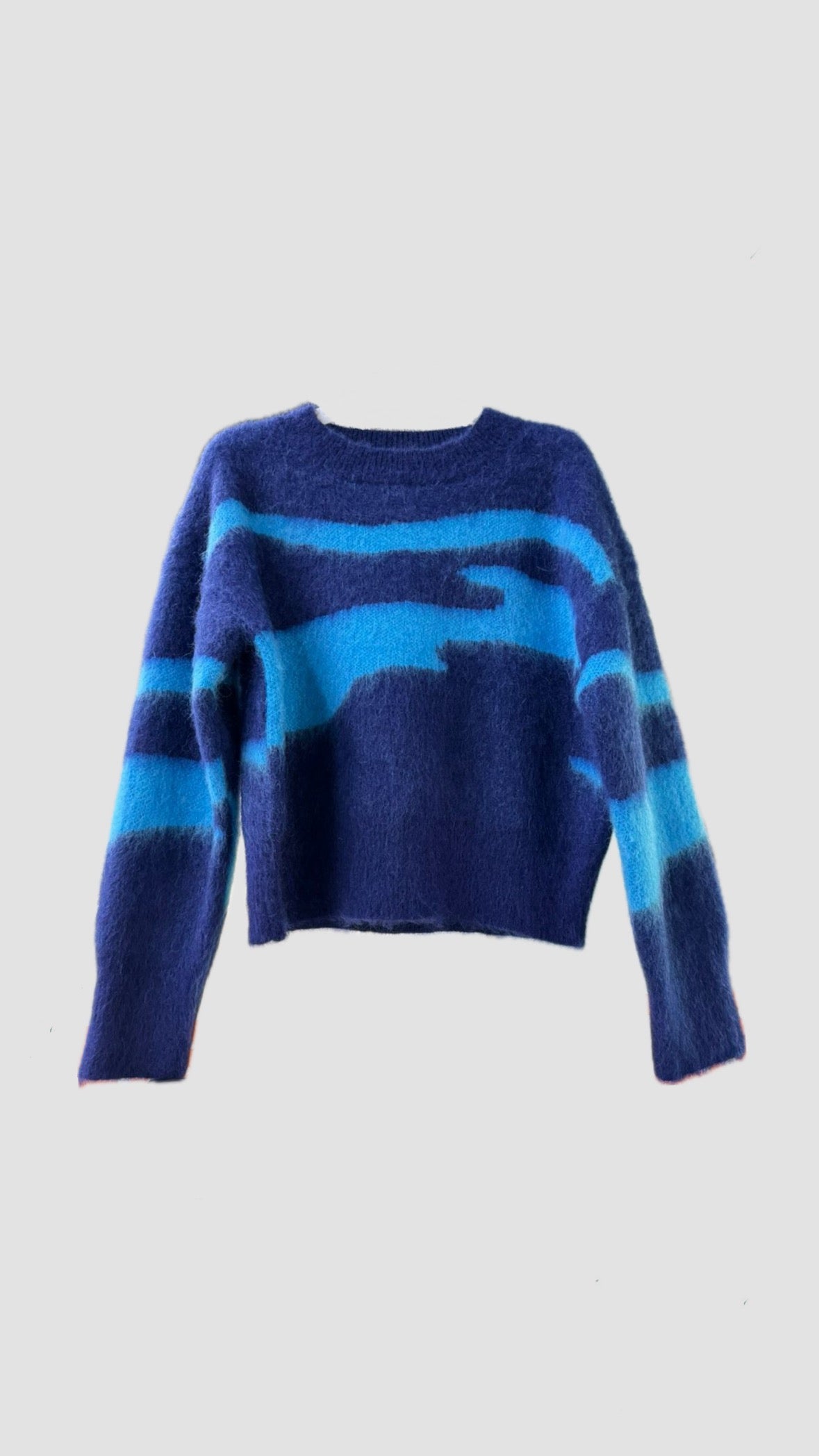 PRE-ORDER Mohair Blue Blend Knit